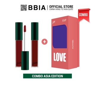 Combo Double Asia - 2 Son Kem Lì Bbia Asia Edition 5g/Thỏi + Hộp Quà Tặng 2g - Bbia Official Store