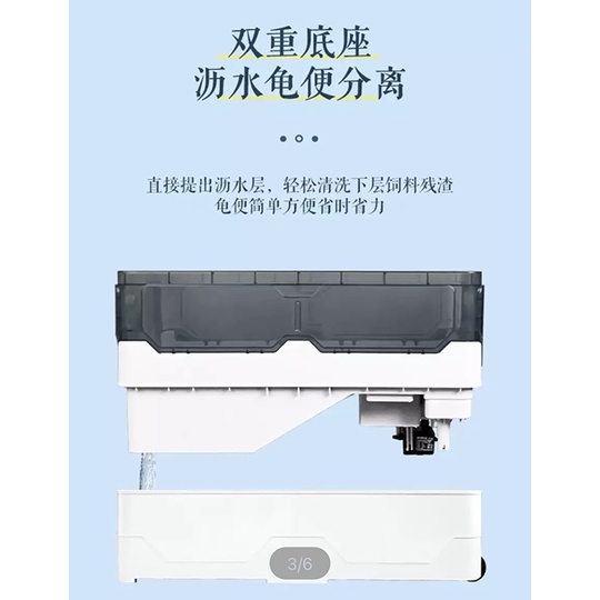 HỒ NUÔI RÙA NHỰA TỐT JENECA GỒM BỘ LỌC VÀ CÓ BÁNH XE ĐẨY GH011 71x39x23cm