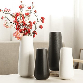 [Sale Giá Huỷ Diệt] Lọ hoa, bình hoa cao cấp gốm sứ nhám - trang trí nội thất Bắc Âu Vintage