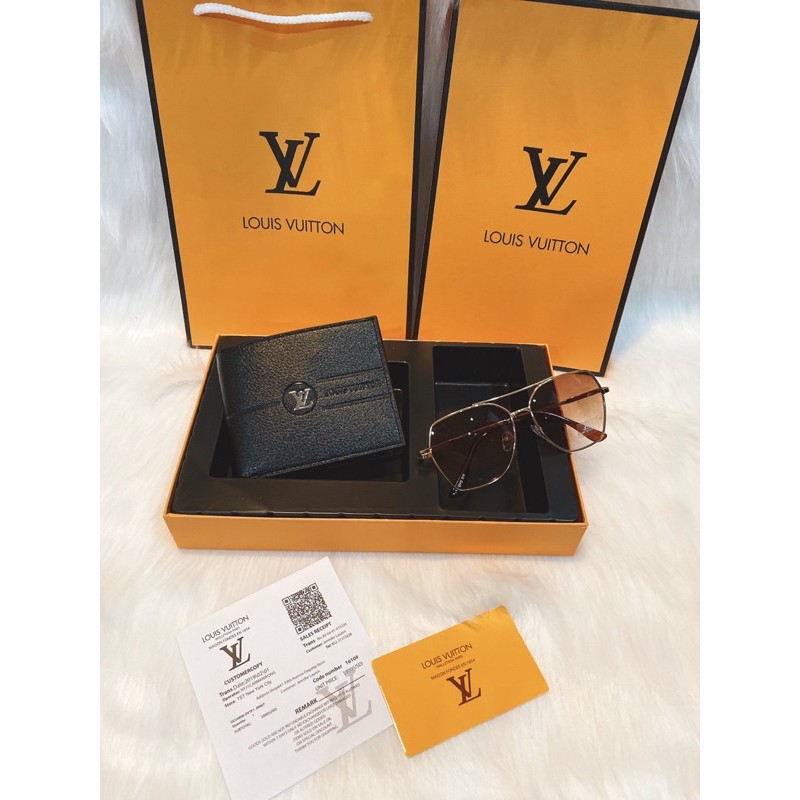 Set Ví Nam và Kính Nam FullBox dành cho nam kèm túi giấy hãng | BigBuy360 - bigbuy360.vn