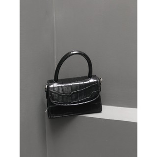 Túi xách nữ Mini Bag màu đen thiết kế quai cầm tay phong cách cổ điển sang trọng