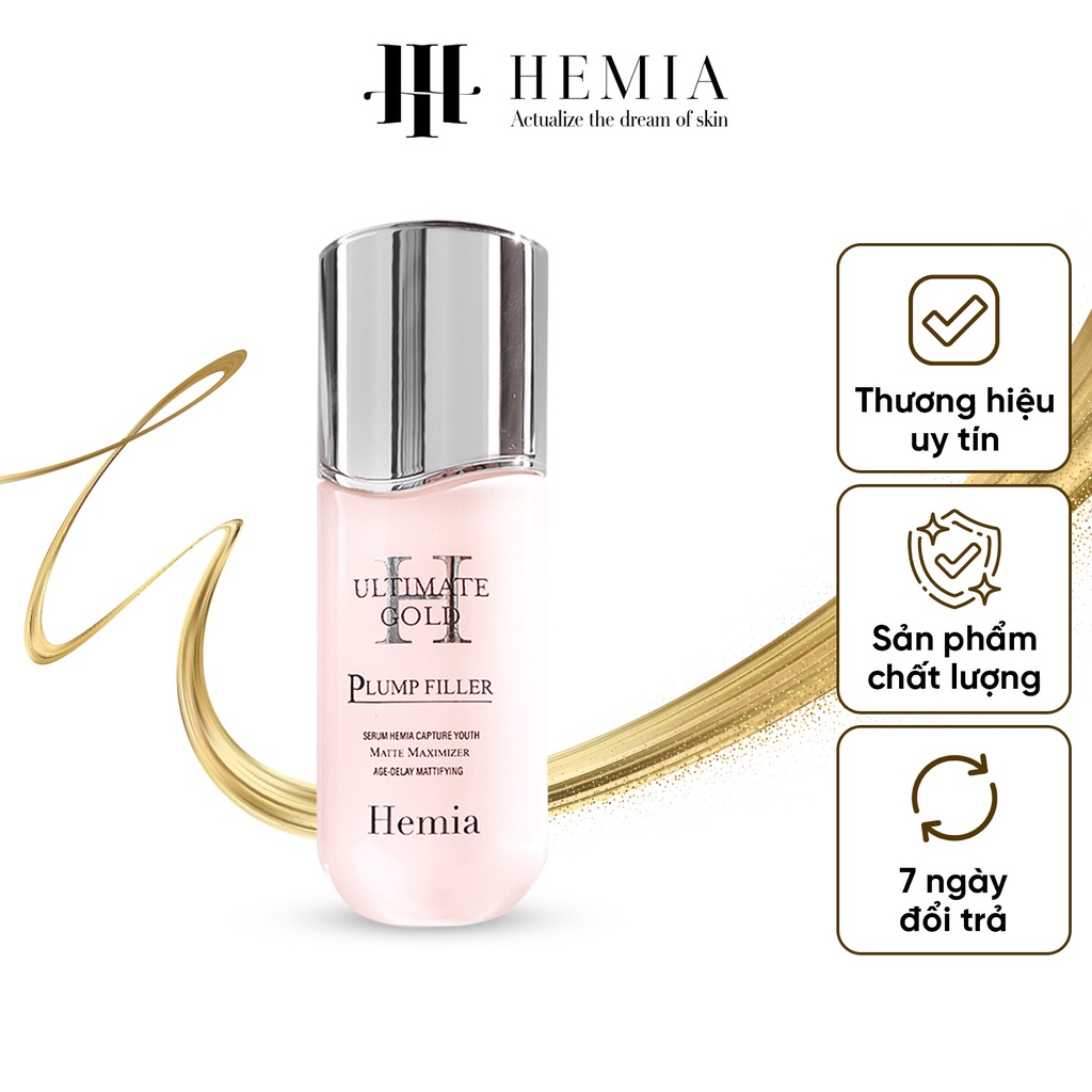 Serum Hemia tinh chất dưỡng trắng da mờ thâm se khít lỗ chân lông 50ml