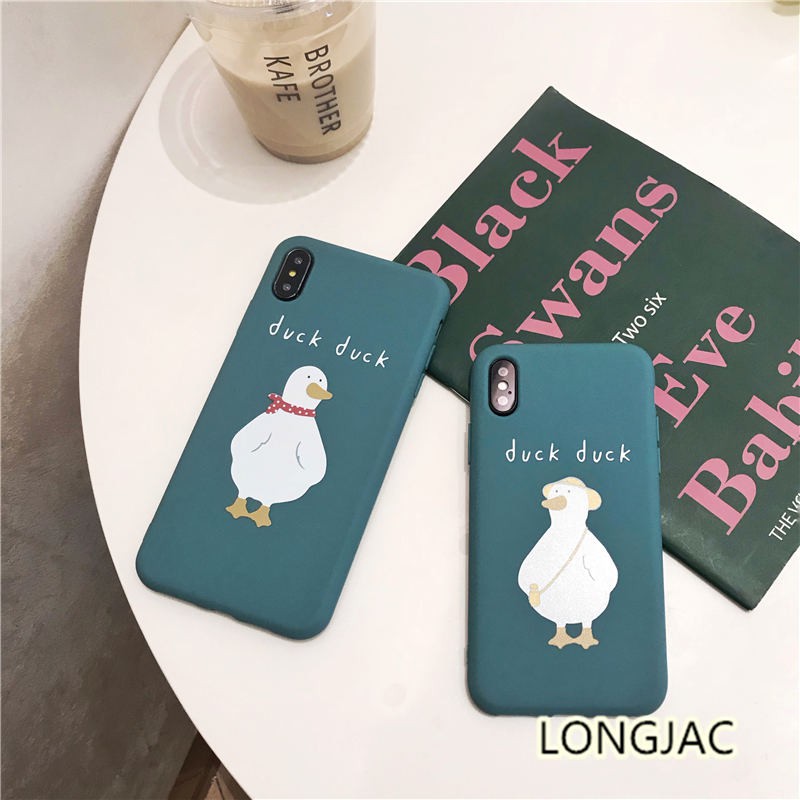 ốp lưng điện thoại hình con vịt đáng yêu cho iphone 6/6s/7/8/x | BigBuy360 - bigbuy360.vn