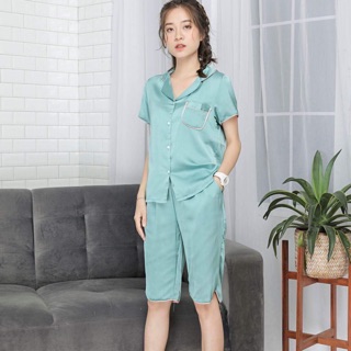 Combo 2 bộ pizama Lụa Hàn