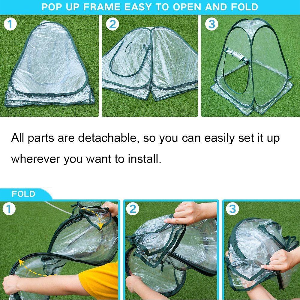 Espo Chậu Trồng Cây Trong Suốt Chống Thấm Nước Cho Nhà Kính Ngoài Trời