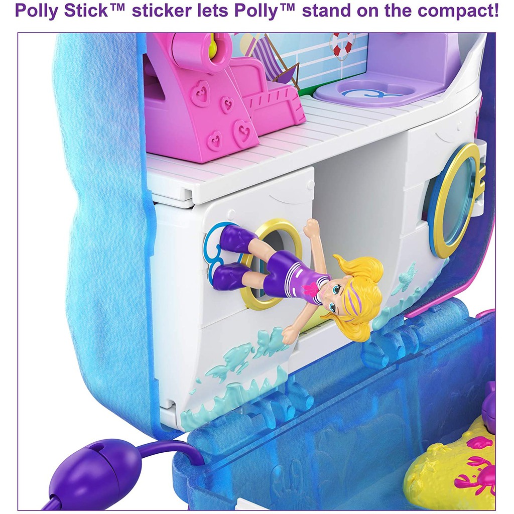 ĐỒ CHƠI POLLY POCKET - Polly Pocket cùng Du Thuyền khám phá biển xanh - MÃ SP GKJ49/FRY35 - HĐT