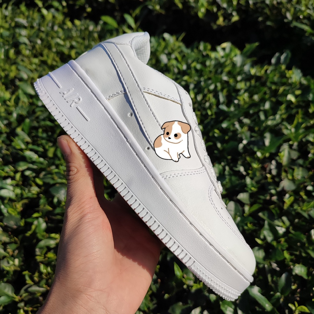 Giày af1 trắng full , giày air force 1 trắng cho  nam nữ cực hot dễ phối đồ đi học đi chơi | BigBuy360 - bigbuy360.vn