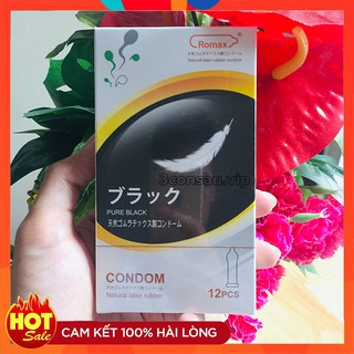Bao Cao Su ROMAX Nhật Bản Cao Cấp, Siêu Mỏng, Siêu Bôi Trơn, Luôn Tọa Cảm Giác Chân Thật Nhất Khi Yêu (Che Tên SP)