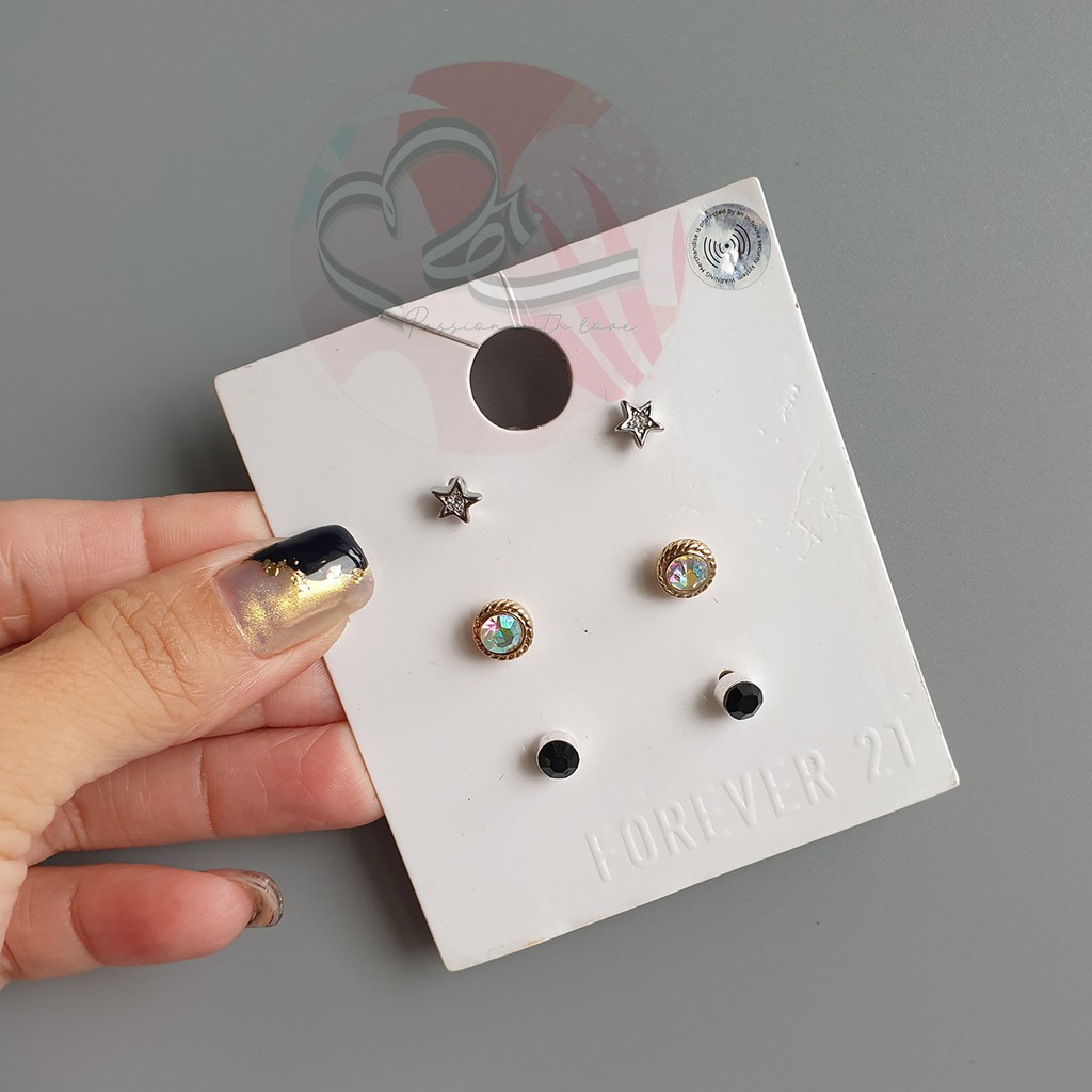 Bộ sưu tập set bông tai F 21 xuất khẩu Mỹ số 0