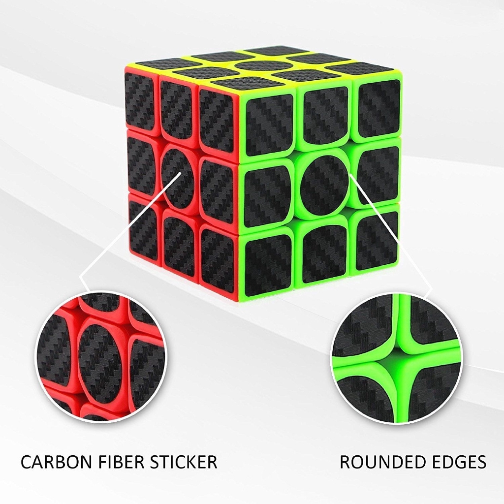 Khối Rubik 3x3 X 3 Bằng Sợi Carbon