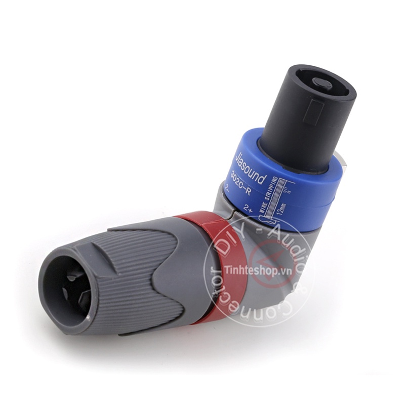Jack loa speakon cong 4pin Jiasound 1 chiếc