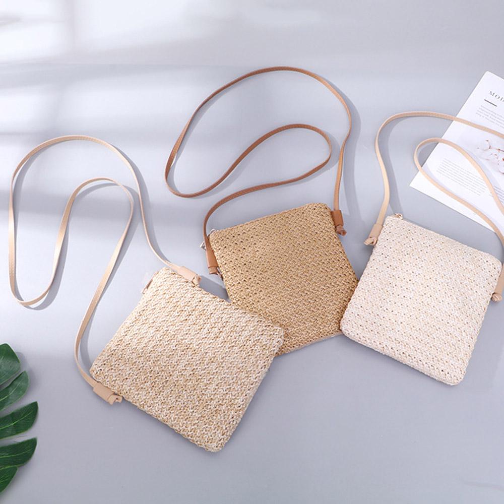 LEILY Túi Xách Đan Rơm Thủ Công Thời Trang Du Lịch