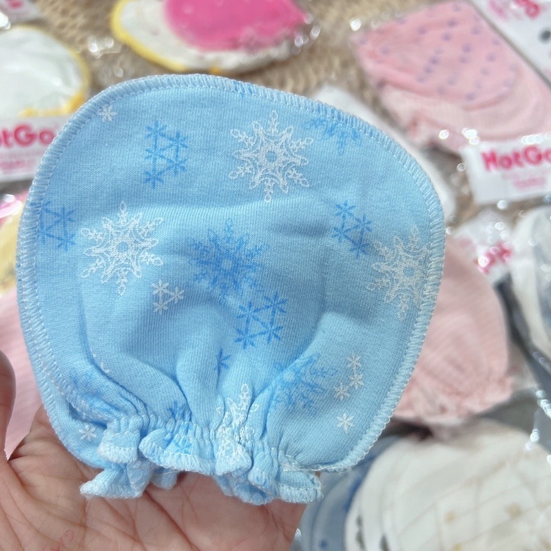 Bộ 3 bao tay chất Cotton mềm Hotga cho bé trai/ bé gái