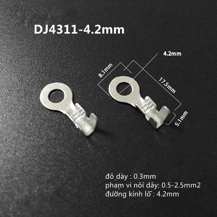 Bộ 100 đầu cos cho xe máy DJ4311-4.2mm