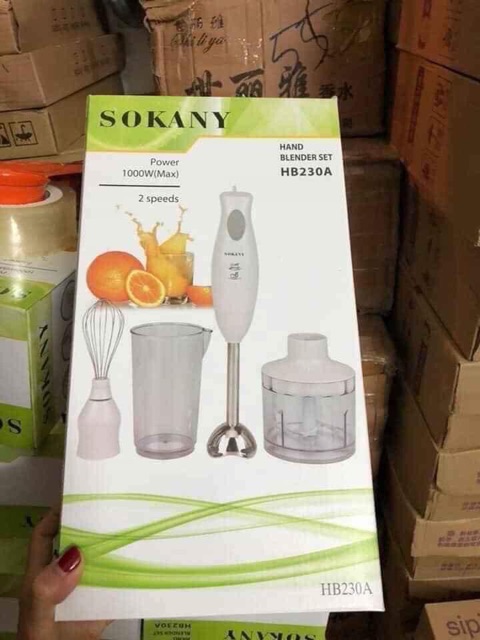 BỘ MÁY XAY SOKANY 4 IN 1