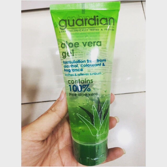 Gel Lô Hội Nha Đam Dưỡng Da Guardian (100ml,250ml) Aloe Vera Gel Malaysia