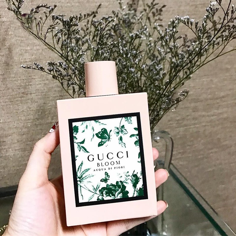 Nước Hoa Nữ Gucci Bloom Acqua di Fiori Eau de Toilette For Her 100ml Sang Trọng, Thanh Lịch, Cuốn Hút Lưu Hương 12h
