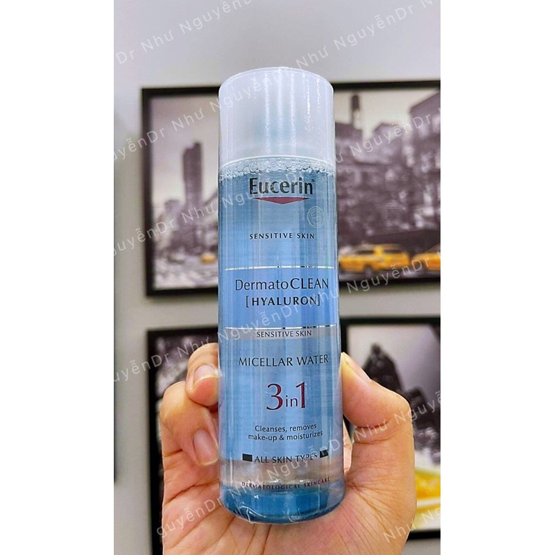 Nước Tẩy Trang Eucerin Dermato Clean 3 In 1 Micellar Cleansing Fluid