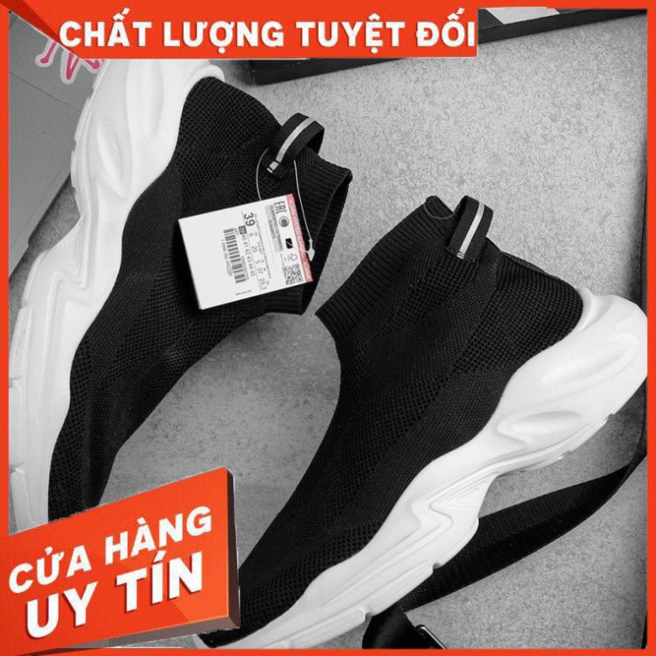 [Loại1] Giầy Sneaker Nam Ninja Zara Mũi Nhọn Cổ Cao hàng xuất xịn chính hãng