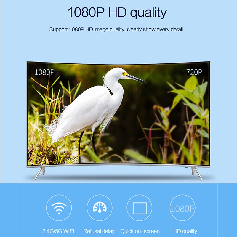 Bộ Chuyển Đổi HDMI 5G / 2.4G WiFi 1080P HDTV G12 TV Stick Cho Điện Thoại / Tablet / PC Sang HDTV / Show / Live TV / Airplay / Miracast / DLNA