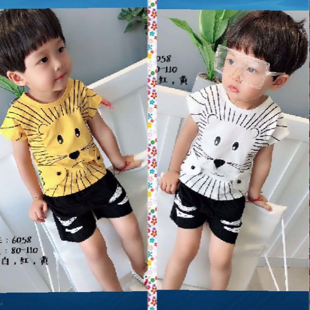 Bộ hè cho bé trai/ gái hình hổ