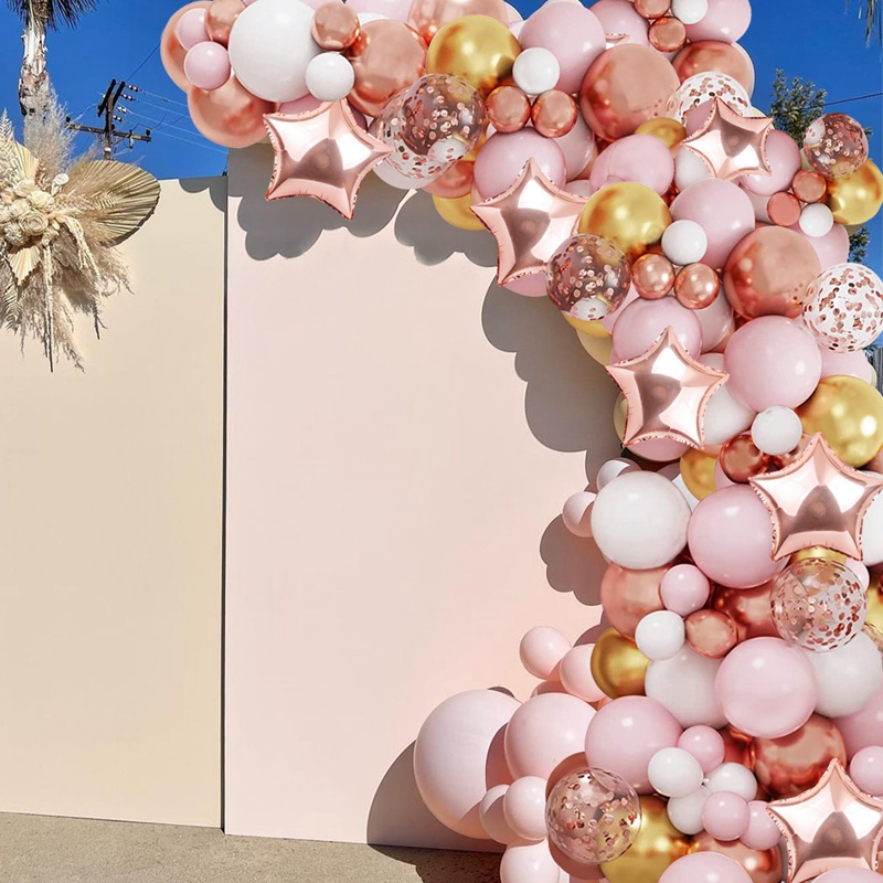 Set 117 Phụ Kiện Bong Bóng Trang Trí Tiệc Sinh Nhật