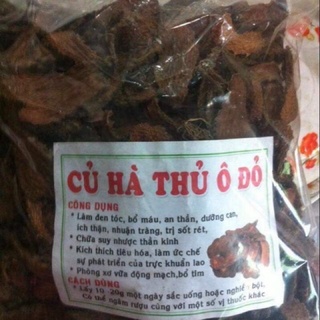 Củ hà thủ ô đỏ Chưa sơ chế 1 kg củ khô thái lát đẹp đun uống