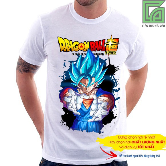 HOT HOT -  Áo thun Dragon Ball in hình vegito ảnh thật G004 in tại shop  / mẫu hót đủ size