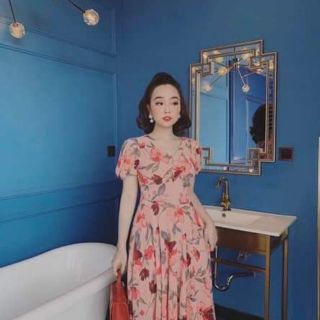 Đầm voan tơ lụa hoa nhí combo chọn live, sỉ 15k, lẽ 25k.