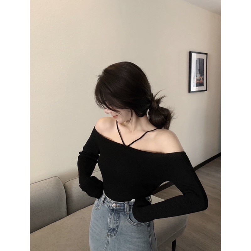 Áo nữ hỡ vai nữ tính thiết kế mới nhất