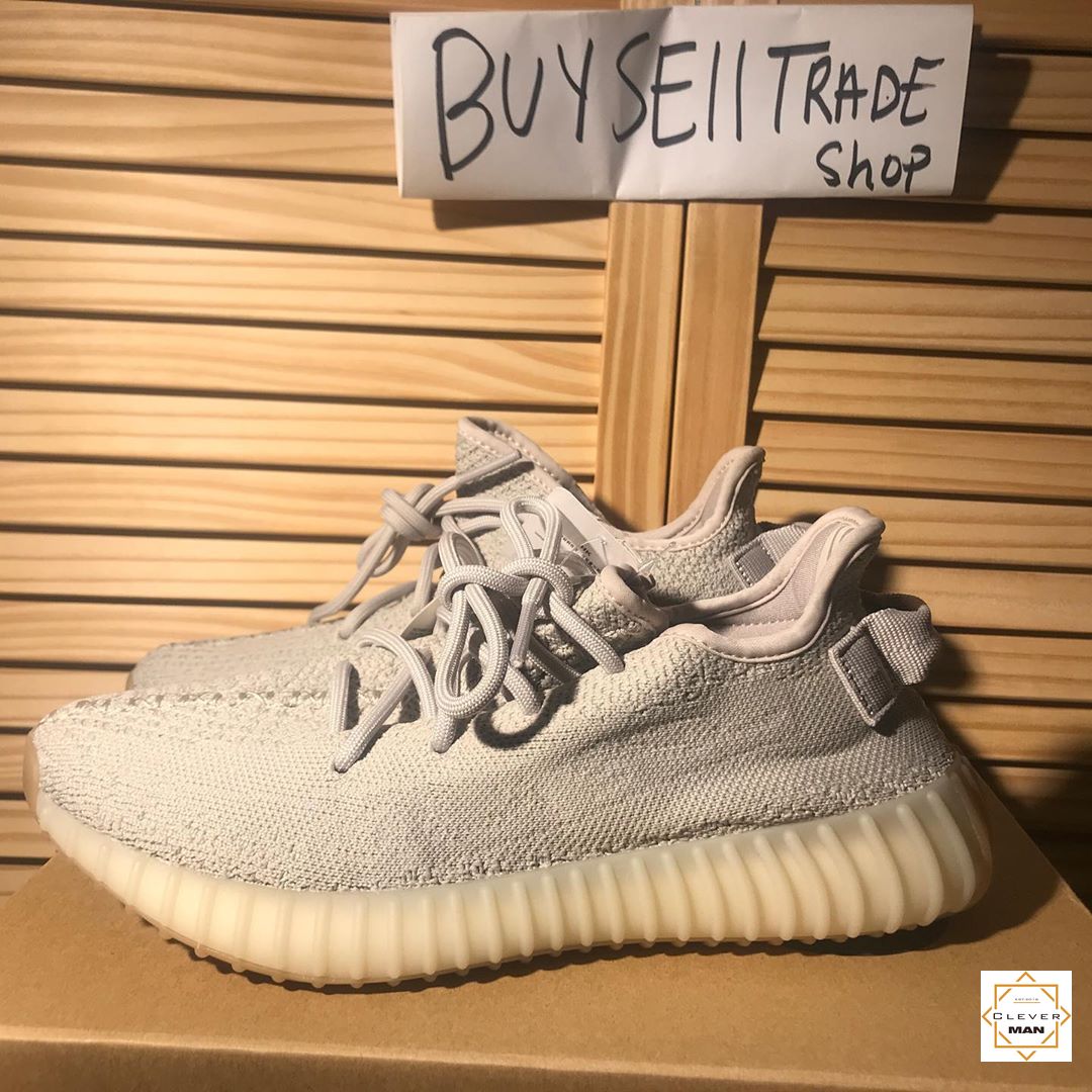 (FREESHIP+HỘP)  Giày thể thao Sneakers  YZ 350 V2 Sesame xám đế nâu cực đẹp cho cả nam và nữ