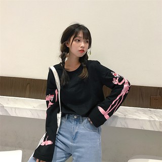 A44 Áo thu đông Pink Panther