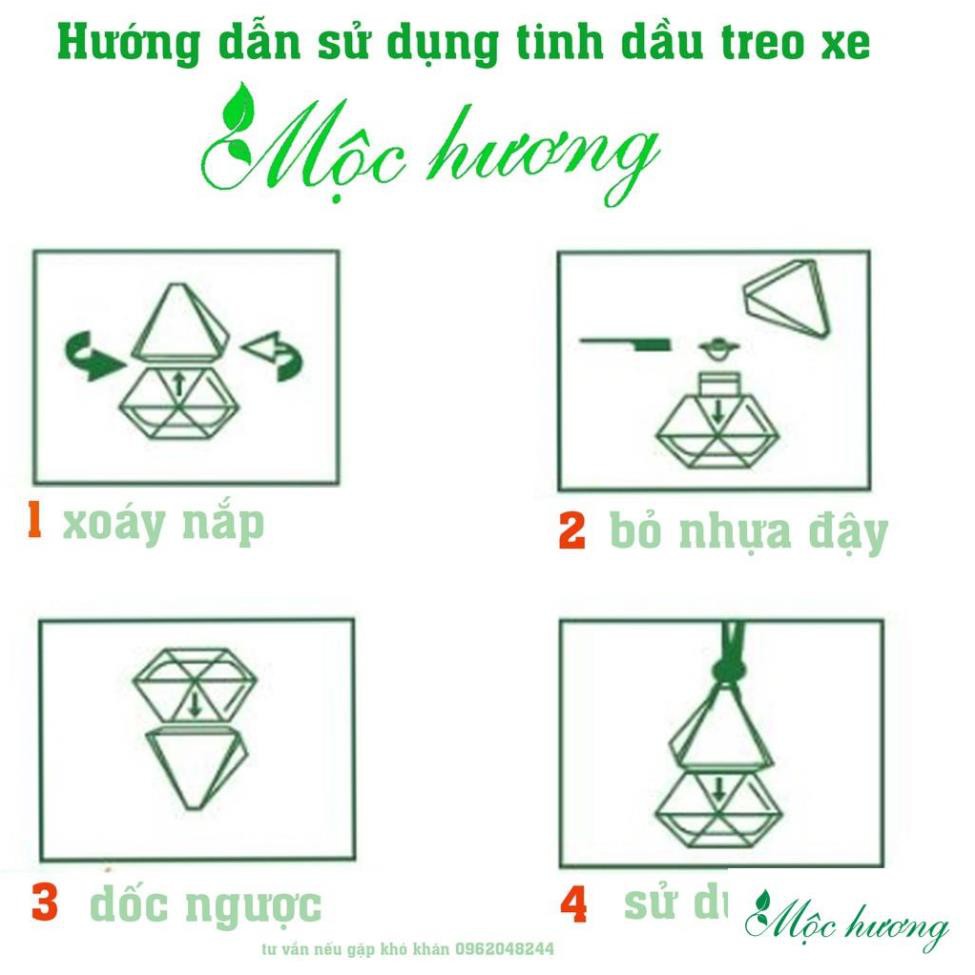 Tinh dầu treo xe Mộc Hương