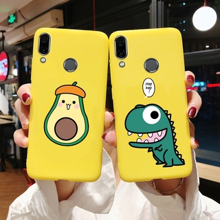 Ốp điện thoại silicon in hình quả bơ dễ thương cho Huawei Honor Play
