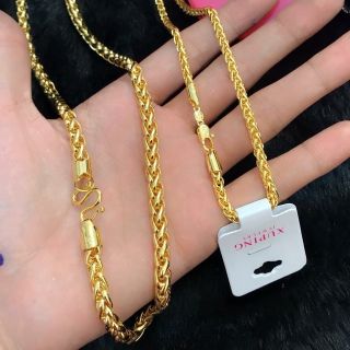 Dây chuyền nam rếp dát vàng 9999