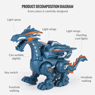 Robo Khủng Long phun khói cỡ lớn
