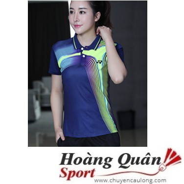 Áo cầu lông nữ Yonex 35178 ( xanh nõn - xanh đậm)