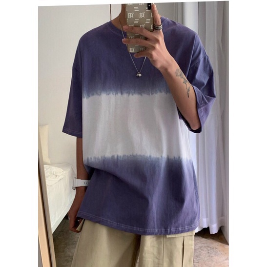 Áo thun loang Cotton form rộng unisex nam nữ cực đẹp , hoạ tiết ĐỘC ĐÁO cho các bạn trẻ lựa chọn KME