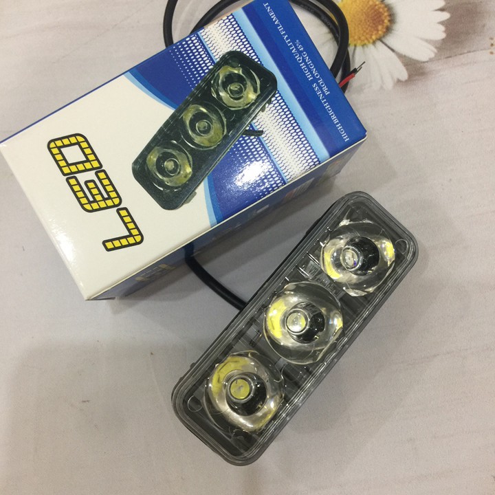 Đèn trợ sáng C3 - 3 bóng LED sáng cực chất