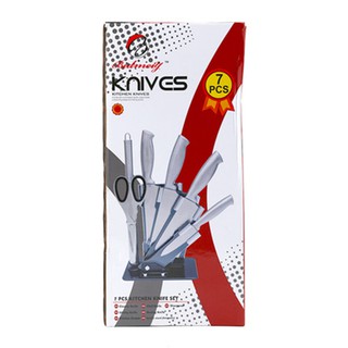 bộ dao inox 7 món ( xanh )