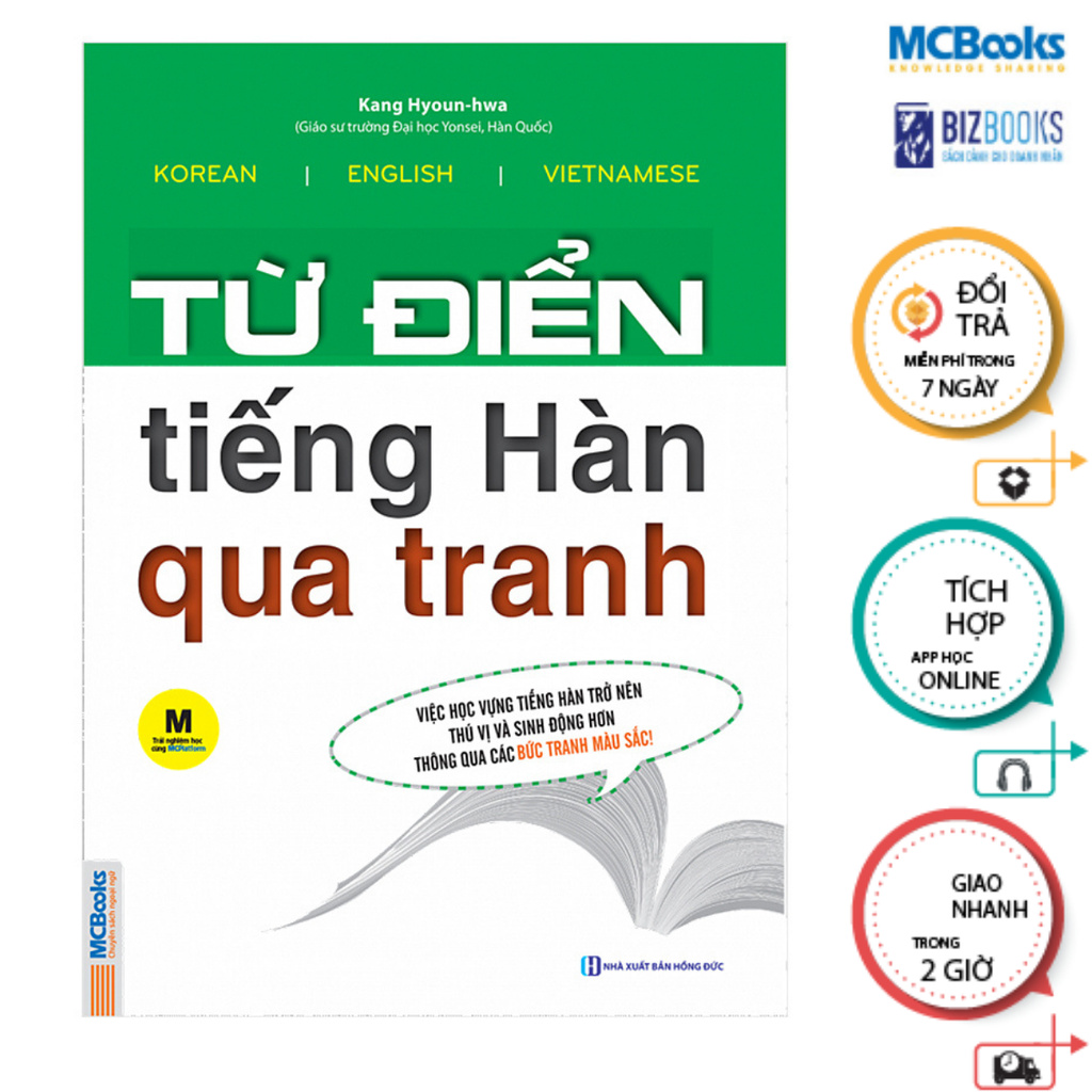 Sách - Từ điển tiếng Hàn qua tranh