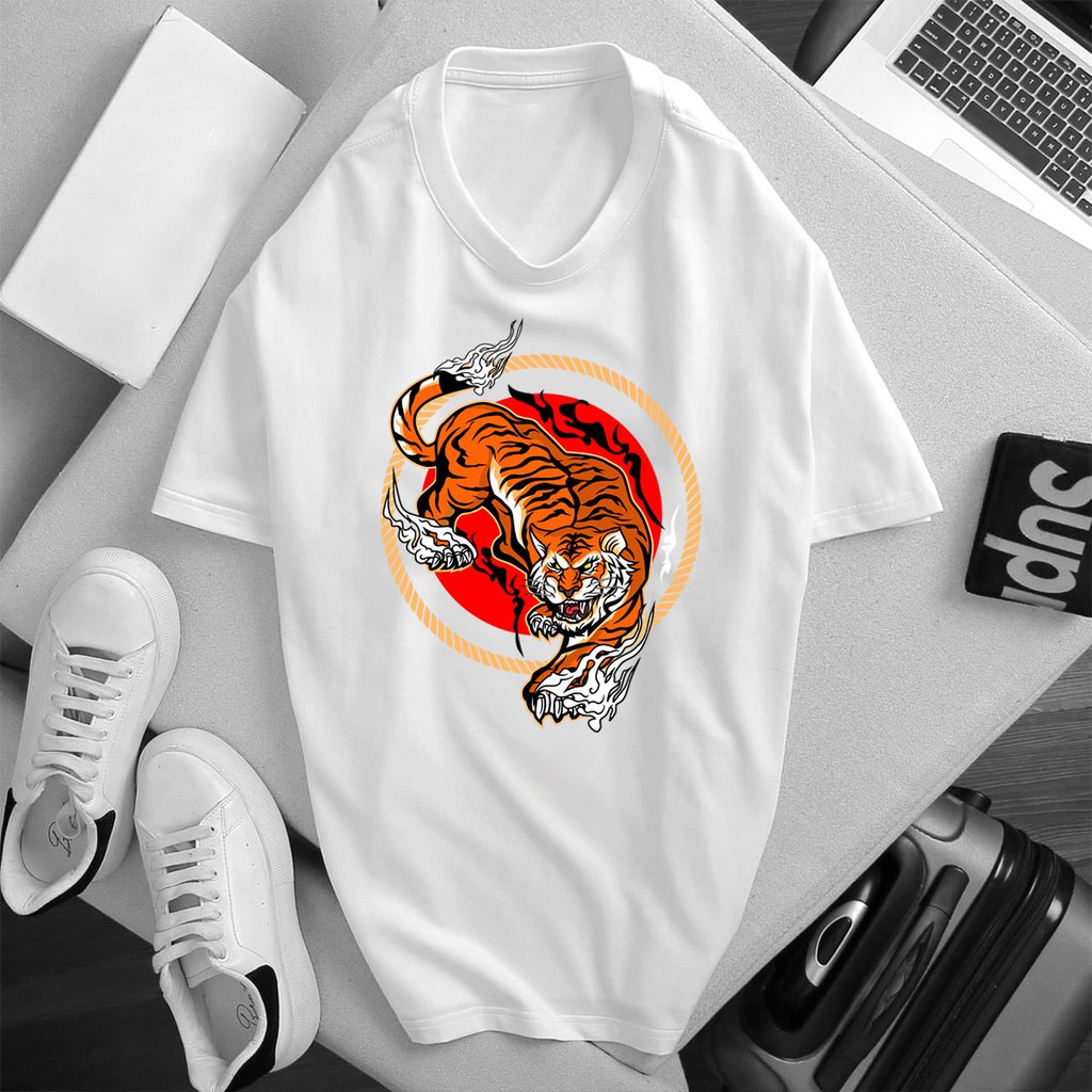 ÁO THUN CỔ TRÒN TAY NGẮN Hổ Con Ngộ Nghĩnh IN HÌNH DỄ THƯƠNG GIÁ RẺ HƠN NGƯỜI YÊU CŨ LÀM QUÀ TẶNG - 427