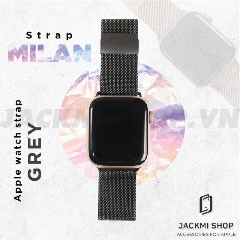 [FULL BOX] Dây Milan thép hàng Chuẩn Loại 1 cho Apple Watch series 1 2 3 4 5 6 7 size 38mm 40mm 41mm 42mm 44mm 45mm