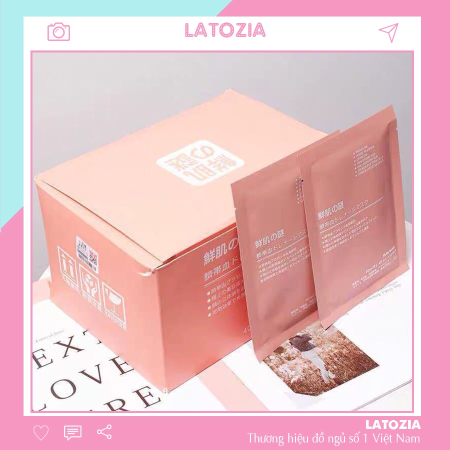 Mặt nạ nhau thai cừu cuống rốn tế bào gốc Nhật Bản Rwine Beauty dưỡng da, cung cấp độ ẩm, tái tạo collagen MN01