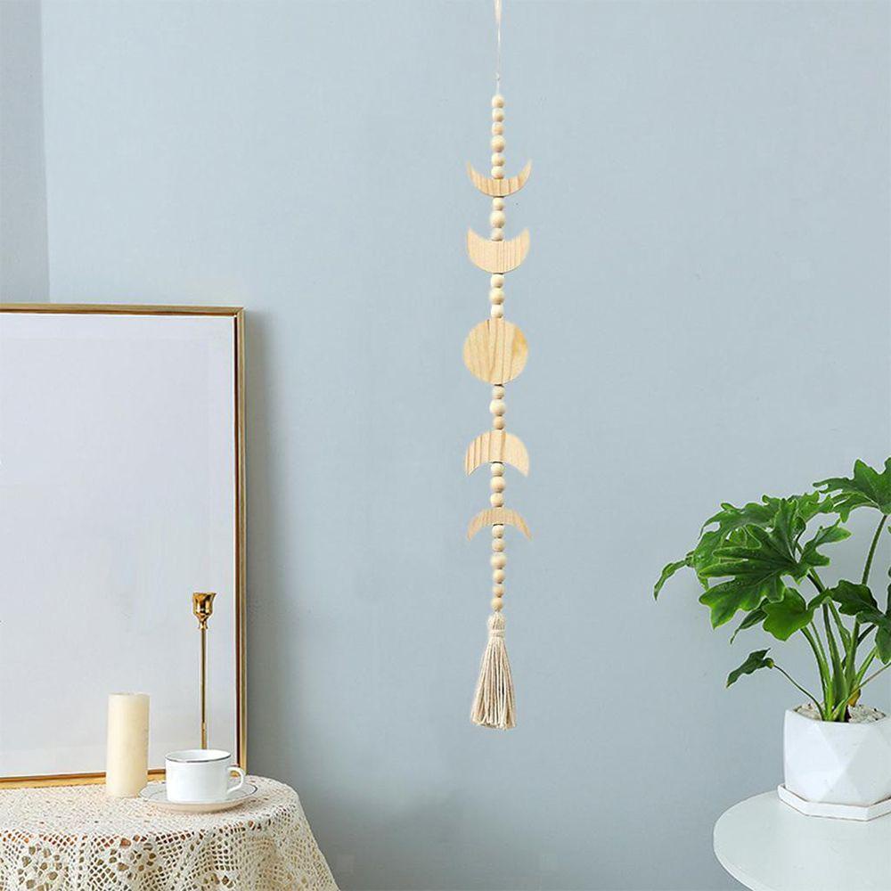 Chuỗi Hạt Gỗ Treo Tường Trang Trí Phong Cách Boho KENT1