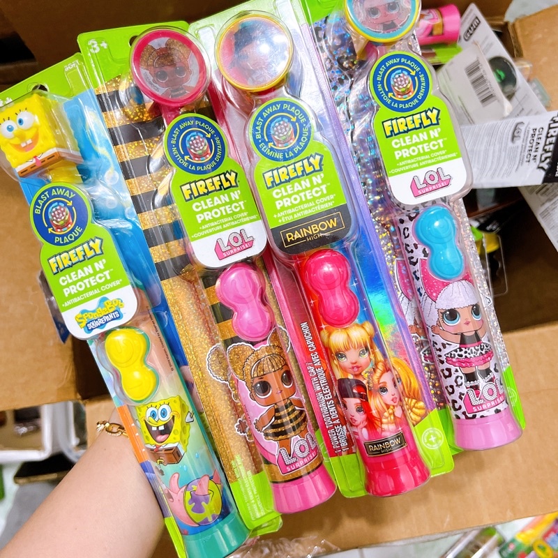 Bàn chải đánh răng Firefly dành cho trẻ em chạy bằng pin