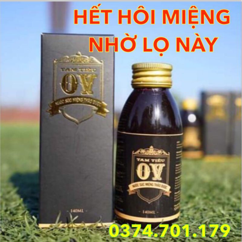 Nước xúc miệng OV Tam Tiêu [FREESHIP] hết Hôi Miệng sau 5 đến 7 ngày, không bị lại.