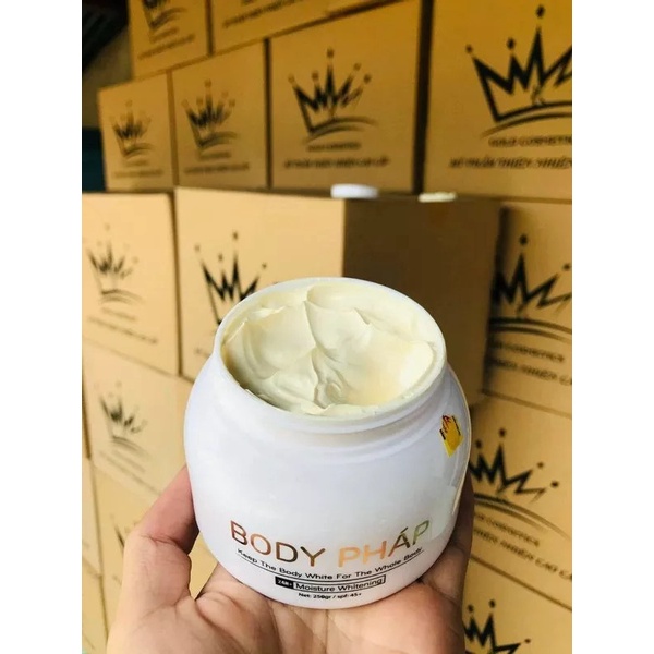 Kem Dưỡng Trắng Da Body Pháp Cosmestic hương nước hoa tặng kèm ủ kích trắng