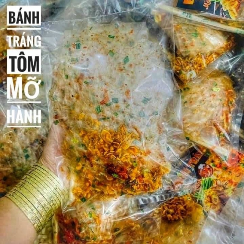 Bịch bánh tráng tôm mỡ hành - 1 bịch
