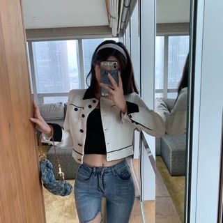 Áo khoác dáng lửng koreastyle